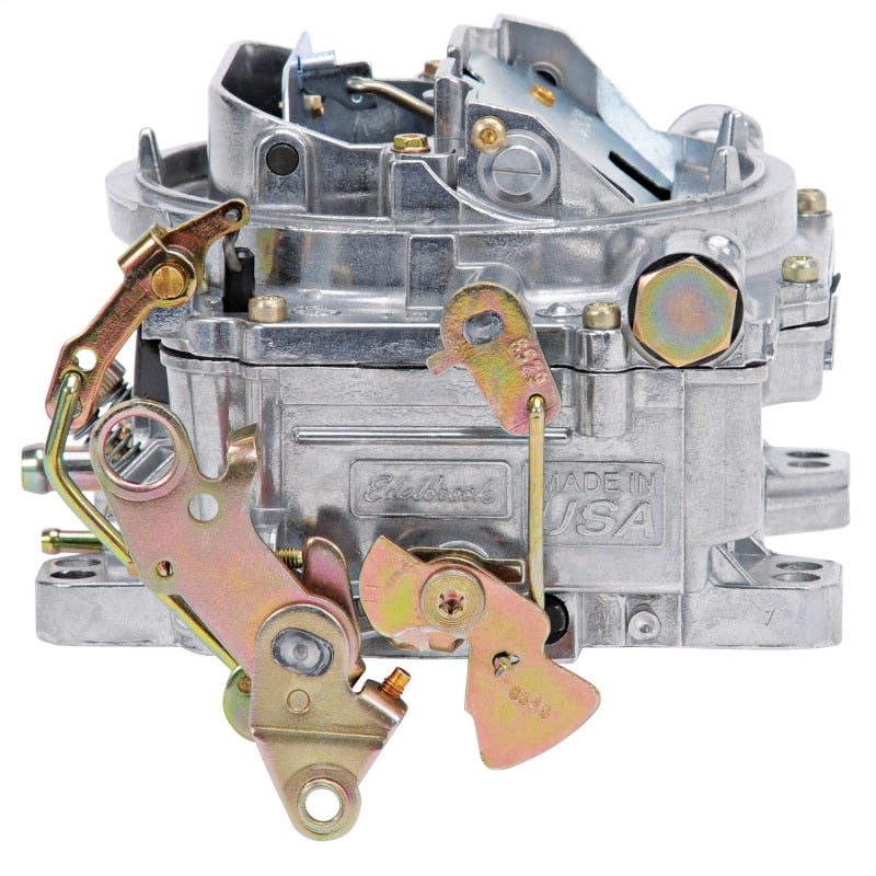 Edelbrock 1905 AVS2 650 CFM Annular Booster Carburetor Manual Choke Satin