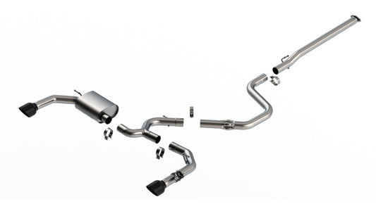 Borla 140925BC 22-23 Hyundai Elantra N 2.0L 4 CYL. Turbo AT/MT ATAK Catback Exhaust Black Chrome - #140925BC