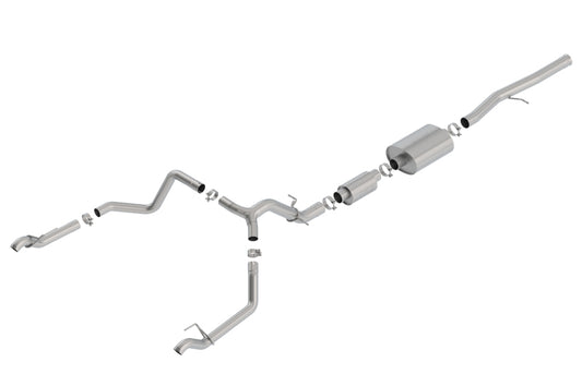 Borla 140773 19 Chevrolet Silverado/GMC Sierra 1500 6.2L SS (S-Type) Catback Exhaust w/ Factory Tips - #140773
