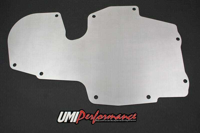 UMI Performance 2650-B A/C Delete Panel Black for 1970-1981 GM F-Body