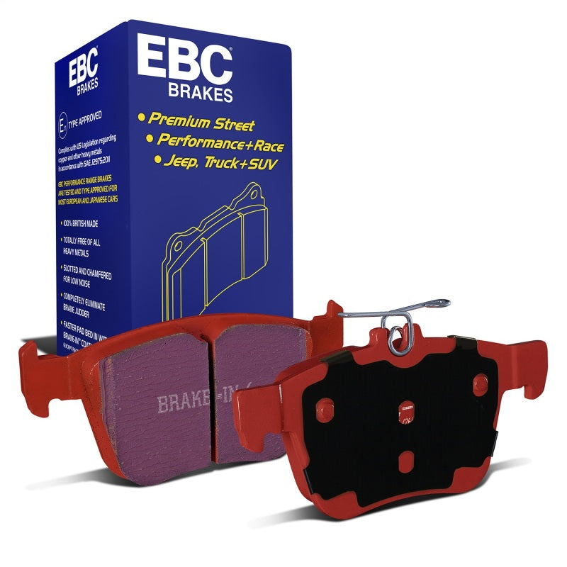EBC 2014+ Audi A3 1.8 Turbo (w/Electronic Parking Brake) Redstuff Rear Brake Pads DP32153C