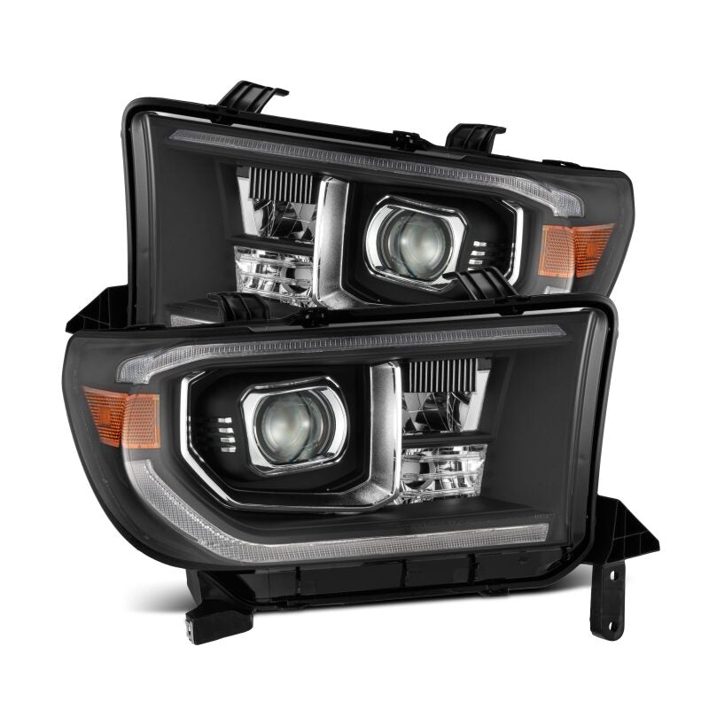 AlphaRex 880823 07-13 Toyota Tundra / 08-17 Sequoia LUXX-Series LED Projector Headlights Black w/Activation Light Sequential Signal + DRL