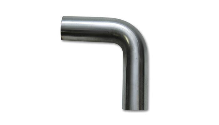 Vibrant 4in O.D. T304 SS 90 deg Mandrel Bend 6in x 6in leg lengths
