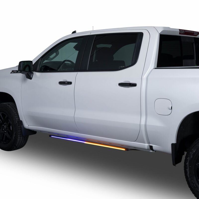 Putco for 2015-2024 Chevrolet Silverado / GMC Sierra HD Blade Rocker Kits Sideliners - Amber/White