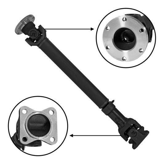 Yukon Gear & Axle ZDS9151 USA Standard Driveshaft for 2001-2005 Dodge Dakota / 2001-2003 Dodge Durango 3.7L/4.7L Front with A/T