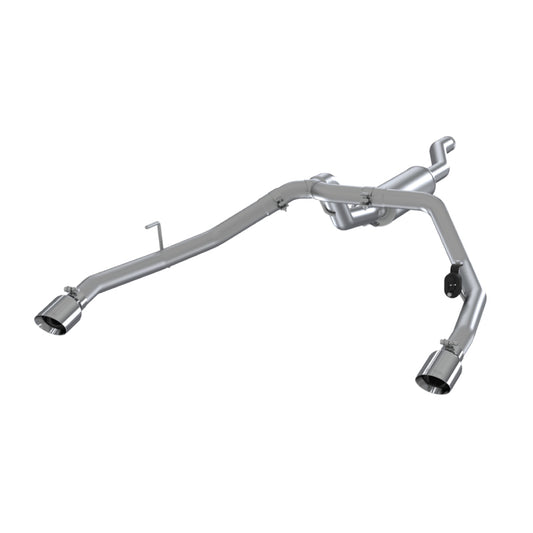 MBRP 2020 Jeep Gladiator 3.6L 2.5in Dual Rear Exit Cat Back Exhaust AL