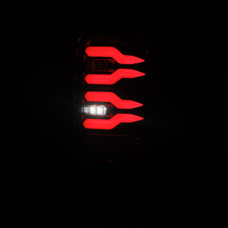 AlphaRex 643001 94-01 Dodge Ram 1500/2500/3500 LUXX-Series LED Tail Lights - Alpha-Black