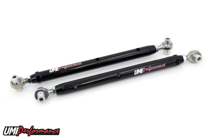 UMI Performance 302717-B Double Adjustable Upper/Lower Rear Control Arms Black