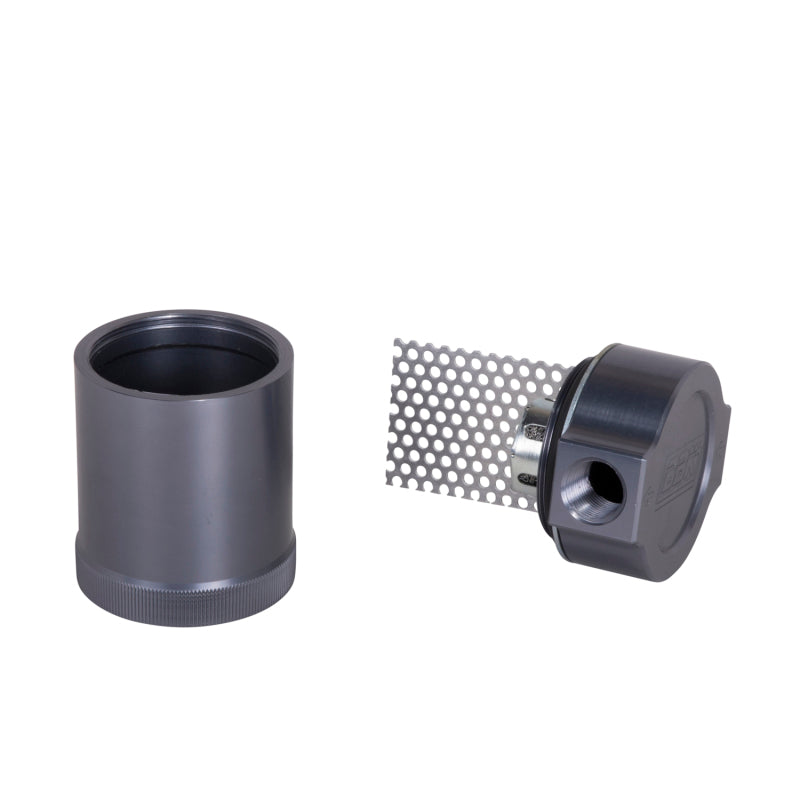BBK Performance 1895 Oil Separator Kit Billet Aluminum, Passenger Side for 2005-2010 Ford Mustang V6 (4.0L)