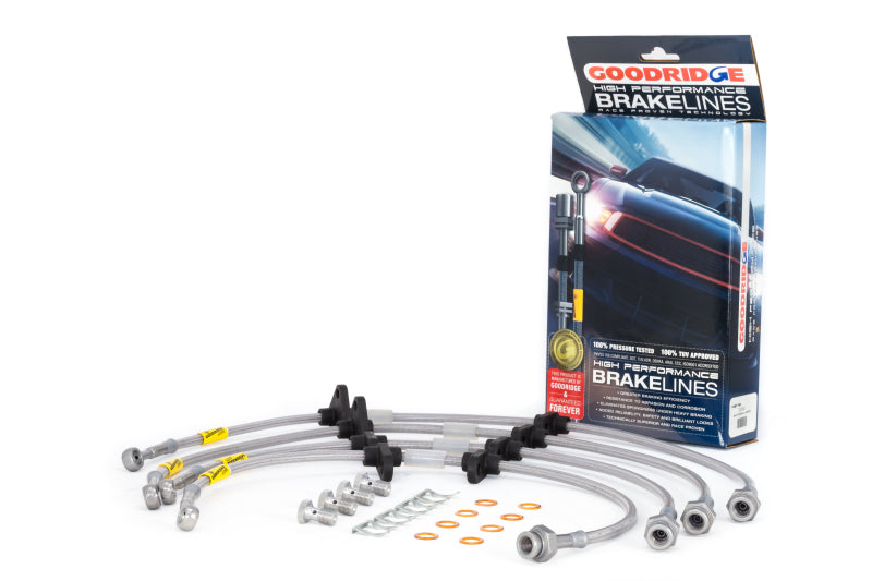 Goodridge 90-93 Acura Integra Stainless Steel Brake Line Kit 20062