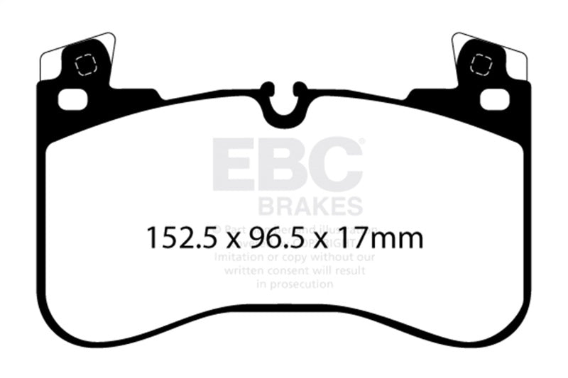 EBC 2020+ Land Rover Defender 90 P300 2.0T Extra Duty Front Brake Pads ED92401
