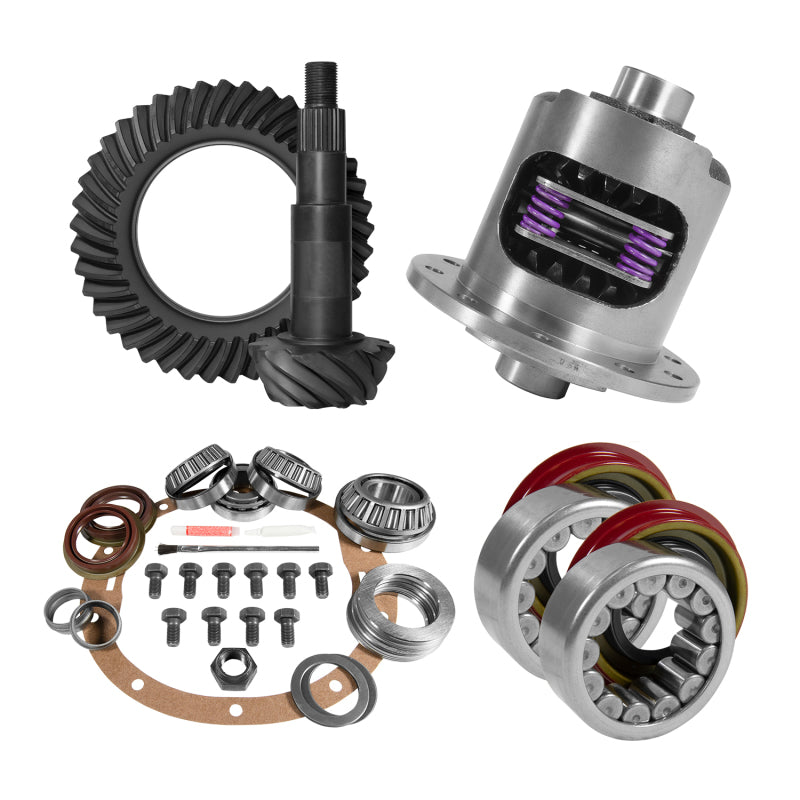 Yukon Gear & Axle YGK2026 8.6in for GM 3.42 Rear Ring & Pinion Install Kit 30 Spline Positraction Axle Bearings and Seals