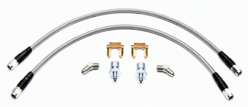 Wilwood Flexline Kit Front 2005-Current C6 Corvette w/ SL4 SL6 or W4/6A Caliper - #220-9100