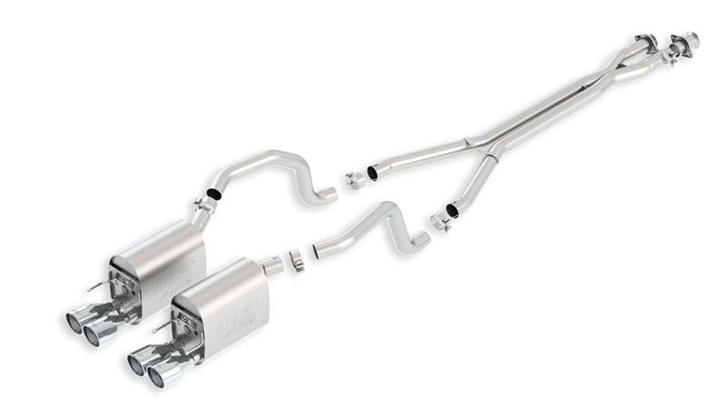 Borla 140414 Cat-Back Exhaust System ATAK for 2009-2011 Chevrolet Corvette (6.2L V8)