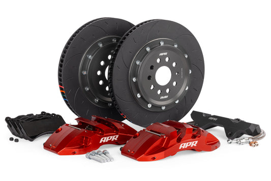 APR 15-20 & 22-26 Audi A3 Quattro 370x34mm 6-Piston Big Brake Kit (MQB/MQBEVO 312mm) - Front - Red