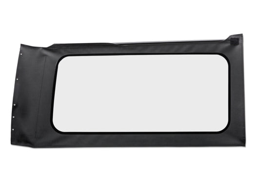 Bestop 18-26 Jeep Wrangler JL Oe JL Replacement Windows (Quarter Right Hand 2-Door Blk Vinyl Clear)