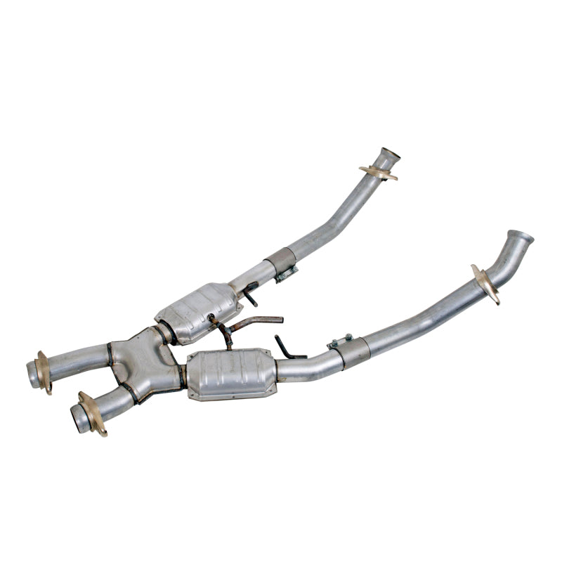 BBK Performance 1663 High Flow X-Pipe with Catalytic Converters (2-1/2 in) for 1994-1995 Ford Mustang 5.0L