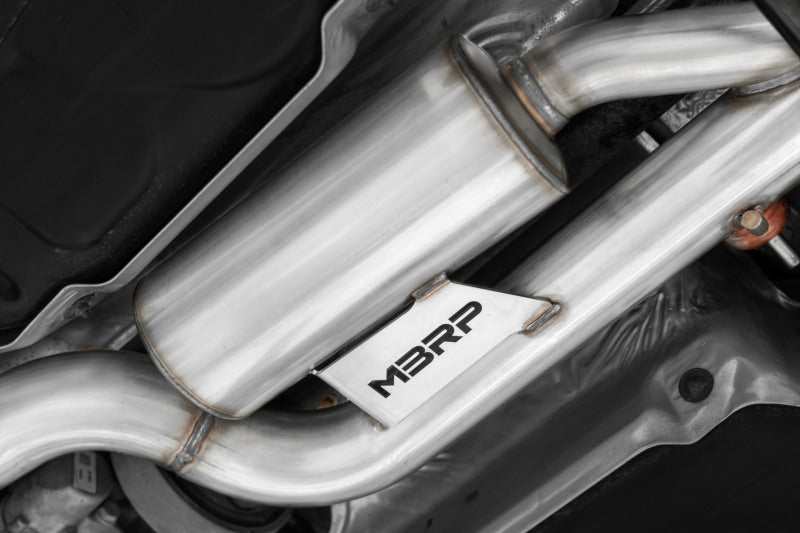 MBRP VW Golf R 3 in Cat Back with 4 in OD Quad Carbon Fiber Tips - T304