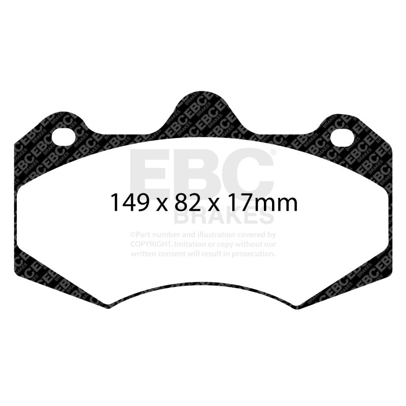 EBC AP Racing Caliper CP7040 Yellowstuff Brake Pads DP4062R