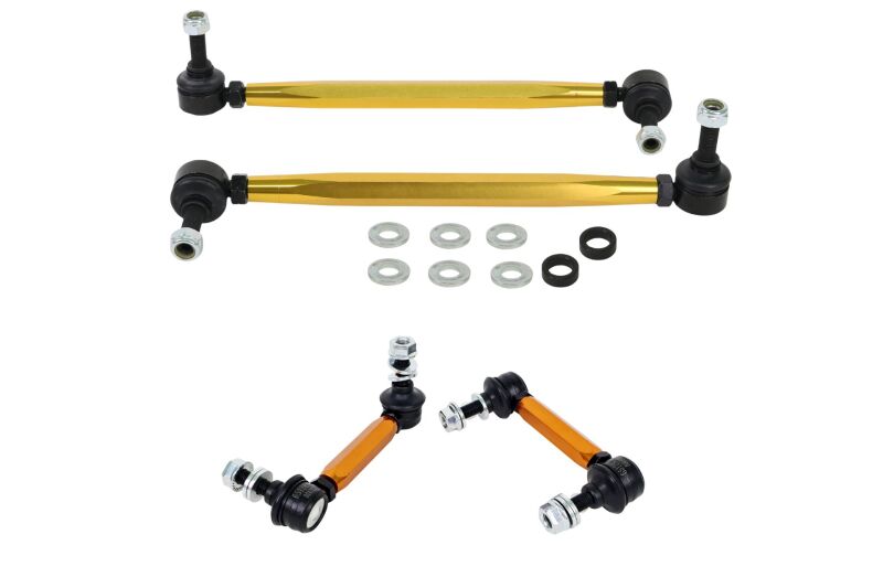 Whiteline KLC281 Adjustable Sway Bar Vehicle Link Kit for 2010-2014 Volkswagen Golf, 2006-2009 Volkswagen Rabbit