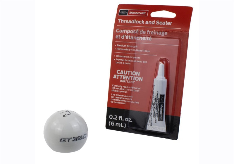 Ford Racing for 2015-2019 Mustang GT350 White 6-Speed Shift Knob