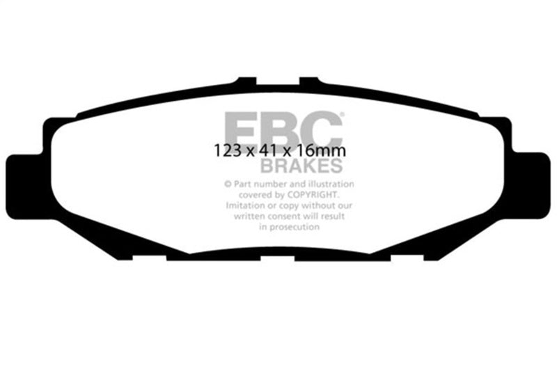EBC 93-97 Lexus GS300 3.0 Yellowstuff Rear Brake Pads DP4848R