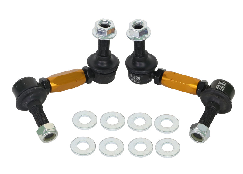 Whiteline KLC110 Front Sway Bar-Link Assembly Heavy Duty Adjustable Steel for 1997-2019 Chevrolet Corvette, 2003-2009 Nissan 350Z, 2003-2007 Infiniti G35