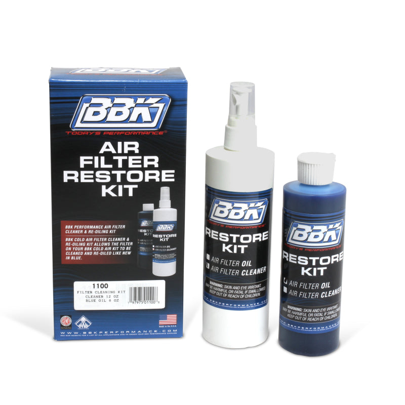 BBK Performance 1100 Air Filter Cleaner and Re-Oil Kit for BBK Cold Air Intake Filters
