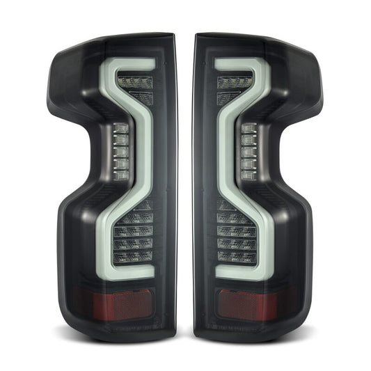 AlphaRex 620070 19-23 Chevrolet Silverado 1500/2500 HD/3500 HD PRO-Series LED Tail Lights Jet Black