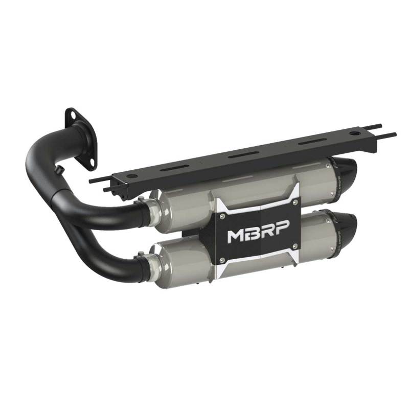MBRP 19-20 Honda Talon Dual Slip-On Exhaust with Perf. Muffler
