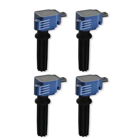 MSD 825945 Coil - for Ford EcoBoost - 2.0L/2.3L L4 - Blue - 4-Pack