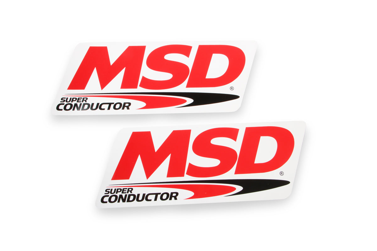 MSD 31229 Super Conductor 8.5mm Spark Plug Wire Set, 8 Cylinder 90° Plug/90° Cap