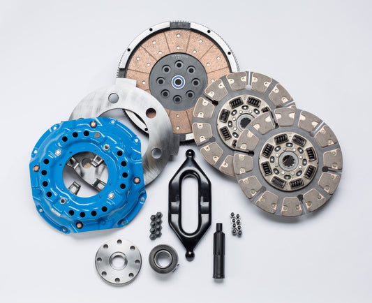 South Bend Clutch for 2005.5-2017 Dodge/Ram 2500/3500 5.9L/6.7L with G56 6 Speed Super Street Dual Disc Clutch Kit