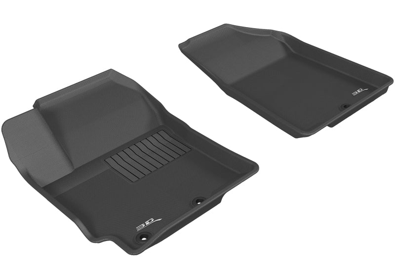 3D MAXpider Kagu Front Floor Mats for 2012-2017 Kia Rio