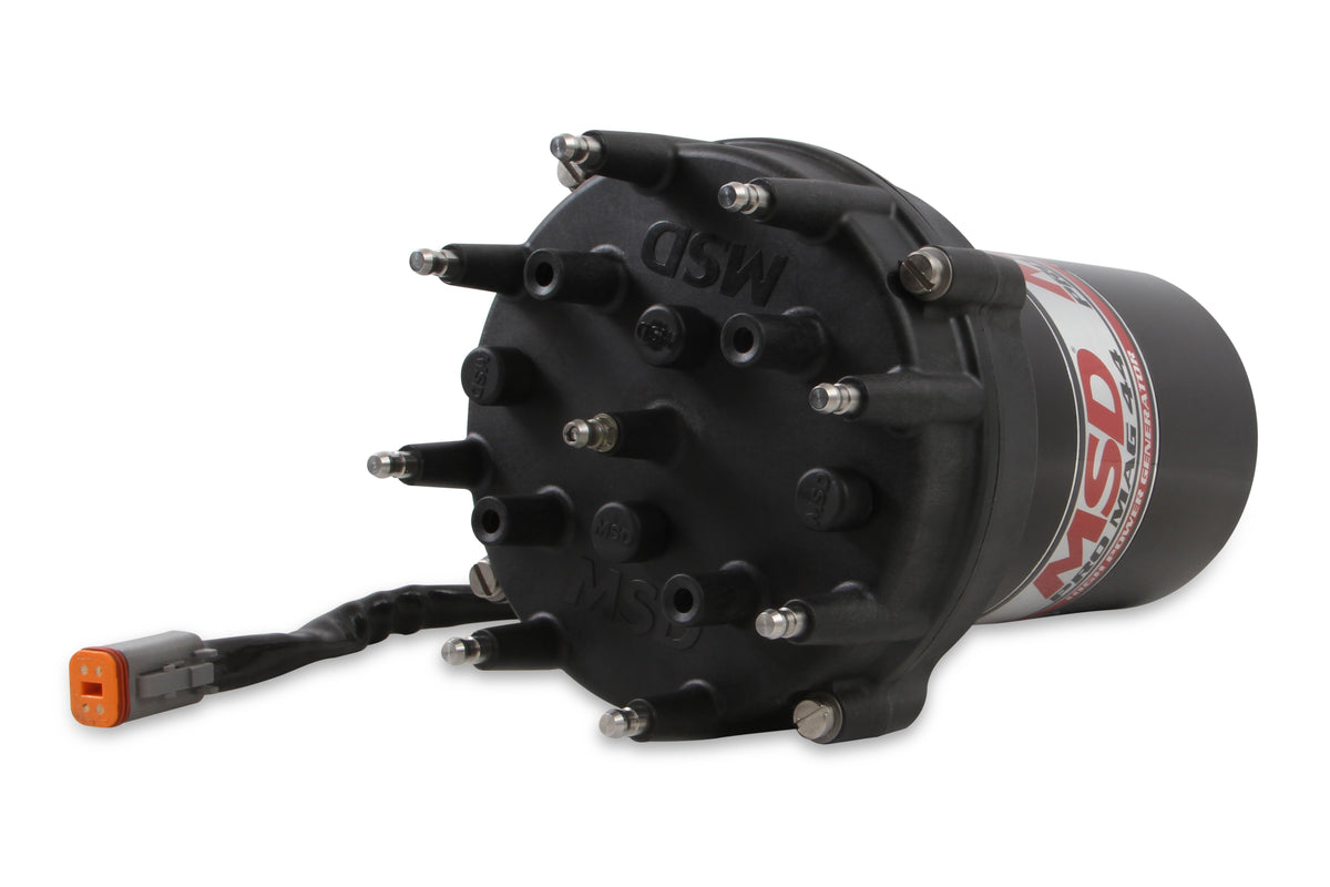 MSD 81407 Pro Mag 44 Amp Generator, CCW Rotation, Black, Pro Cap, Band Clamp