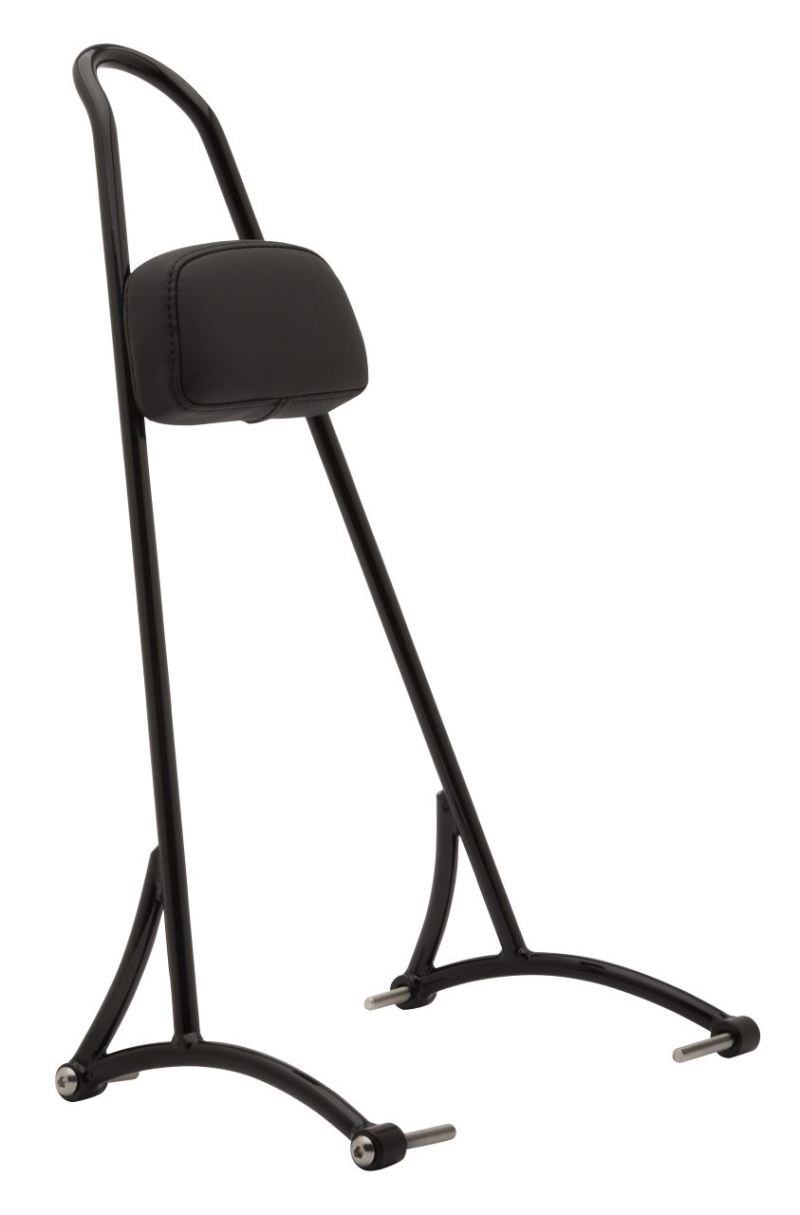 Burly Brand B13-1501B Tall Sissy Bar 20 in Black for 1994-2022 Harley-Davidson Sportster / Dyna