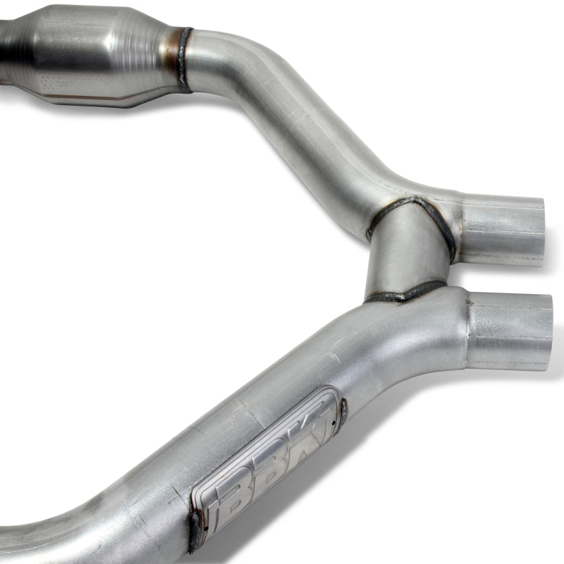 BBK Performance 1465 Short Mid H-Pipe with Catalytic Converters (2-1/2 in) for 2015-2017 Ford Mustang V6 3.7L