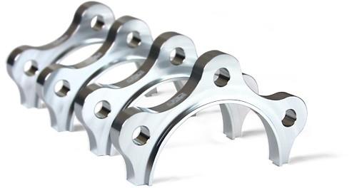 BLOX Honda S2000 Racing Half Shaft Spacers-Silver (Recommended for vehicles lowered 1.25in or more) BXDL-00101-SI