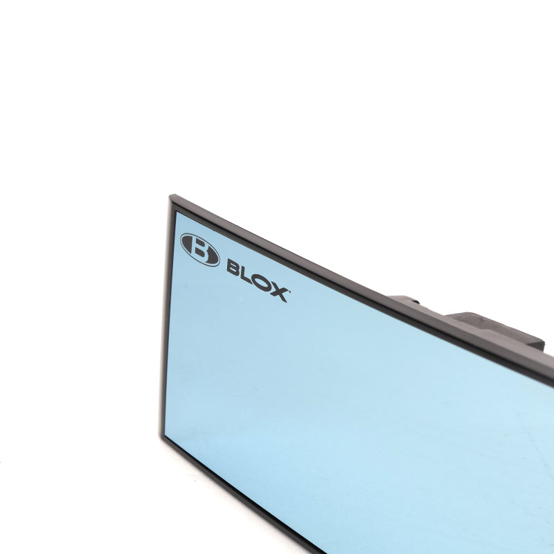 BLOX Racing 290mm Convex Mirror Black Frame Blue Tint BXAC-02011