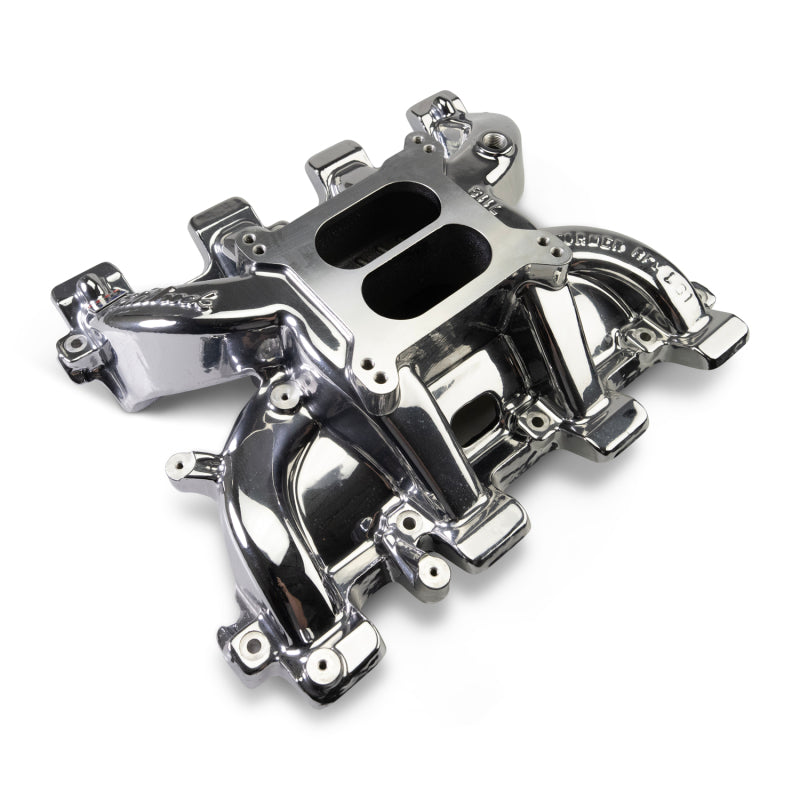 Edelbrock 71187-CP Chevrolet LS1 Performer RPM Intake Manifold Only - Chrome Plasma Finish