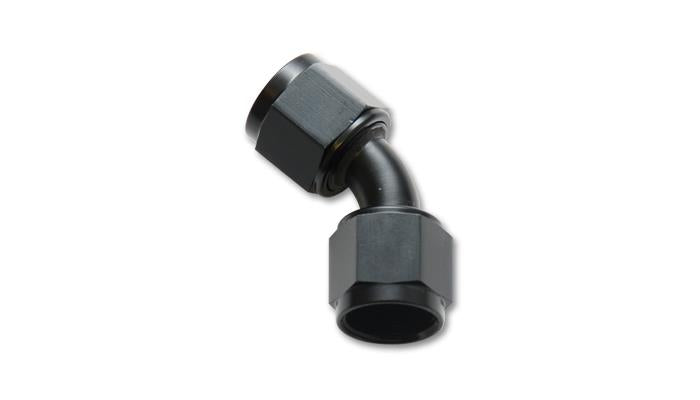 Vibrant -8AN X -8AN Female Flare Swivel 45 Deg Fitting ( AN To AN ) -Anodized