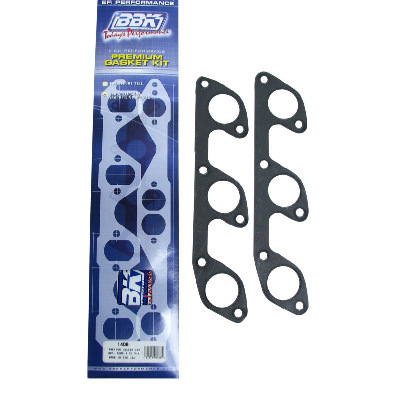 BBK Performance 1408 Exhaust Header Gasket Set (Pair) for 2005-2010 Ford Mustang V6 (4.0L)
