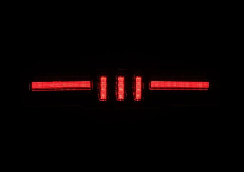 AlphaRex 220040 21-24 Toyota GR86 / 21-24 Subaru BRZ NOVA-Series Prismatic LED Fourth Brake Light Black Clear