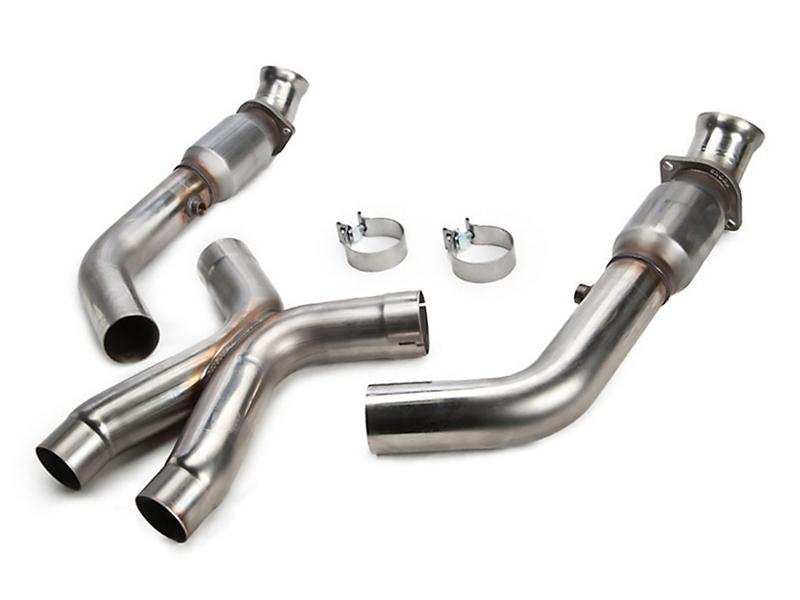 Kooks 11413200 for 11-14 Ford Mustang GT 5.0L 4V 3in x 2 3/4in OEM Cat X Pipe Kooks HDR Req