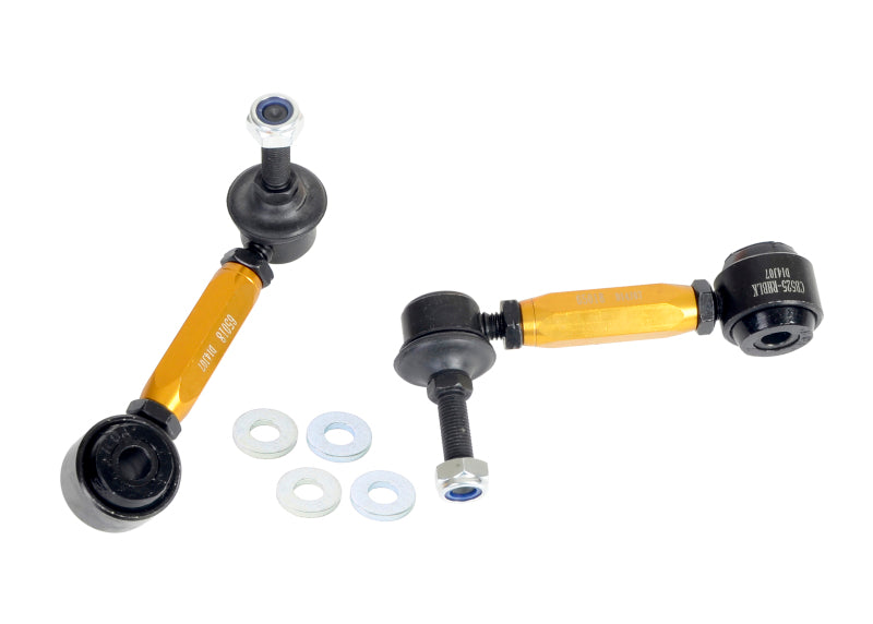 Whiteline KLC150 Front Adjustable Sway Bar Link for 1998-2006 Volkswagen Beetle, 1999-2005 Volkswagen Golf, 1999-2005 Volkswagen Jetta