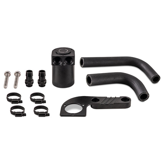 Mishimoto 2015+ BMW F8X M3/M4 Baffled Oil Catch Can - Wrinkle Black - #MMBCC-F80-15CBE