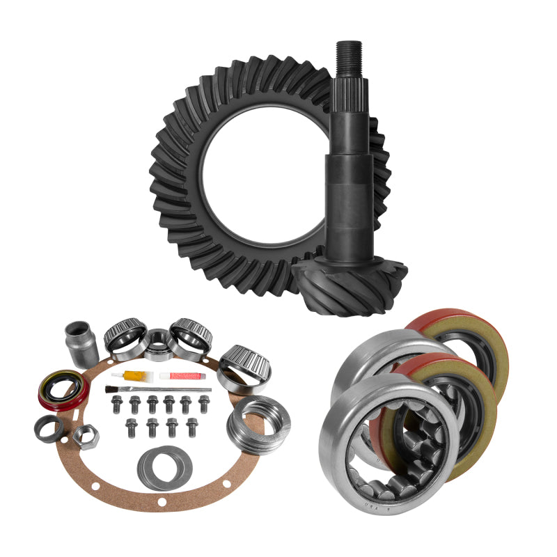 Yukon Gear & Axle YGK2211 8.2in for GM 3.73 Rear Ring & Pinion Install Kit 2.25in OD Axle Bearings & Seals