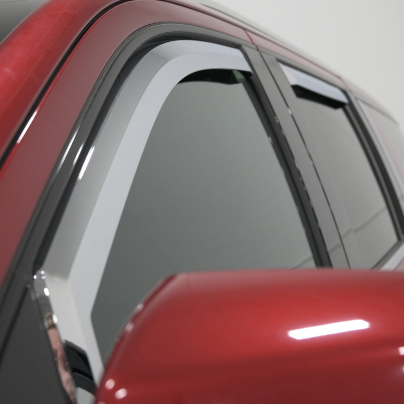 Putco for 2019-2020 Chevrolet Silverado / GMC Sierra 1500 - Crew Cab (Set of 4) Element Chrome Window Visors