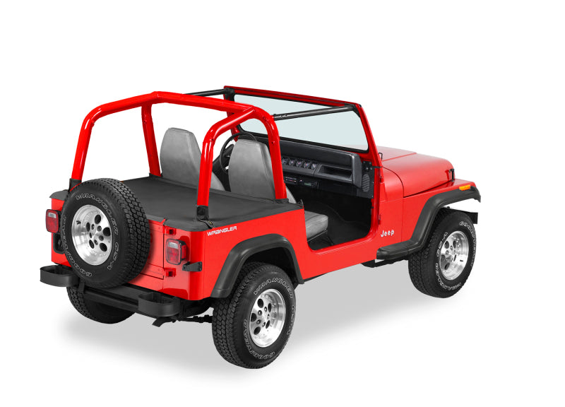 Bestop 87-91 Jeep Wrangler YJ Duster Deck Cover (Black Denim)