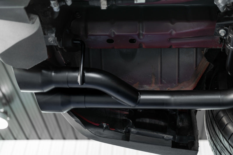 MBRP Mustang GT 2.5in Black Coated Non Active Dual Axle Back Exhaust